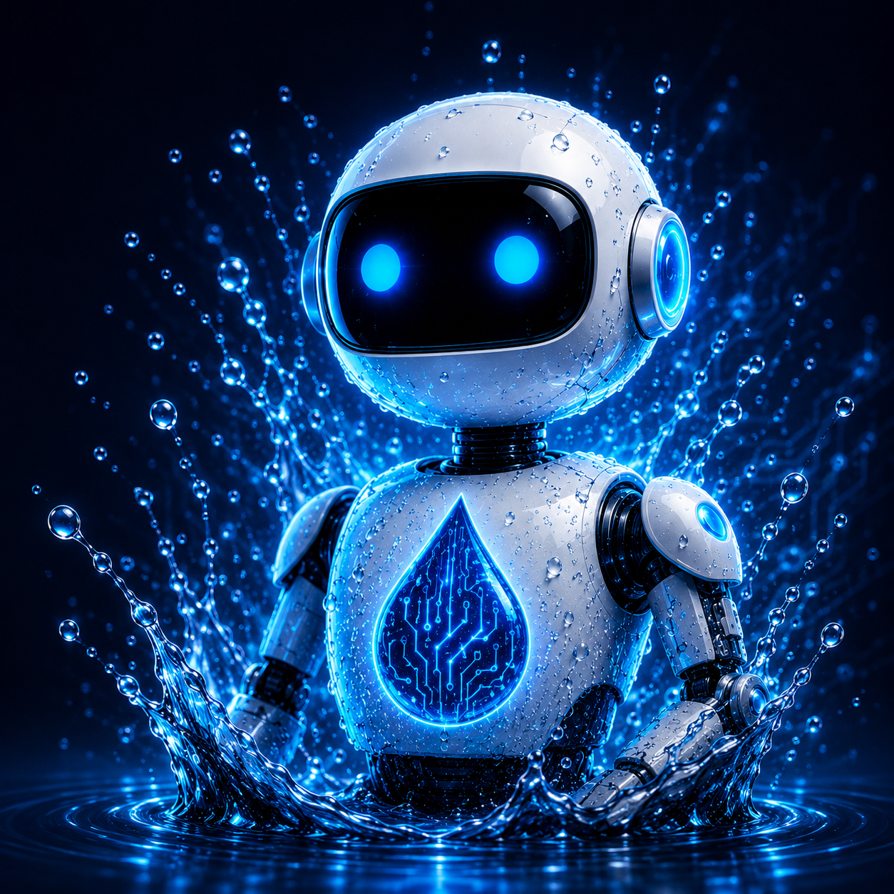 LiquidGPT AI Robot Guarding Liquidity
